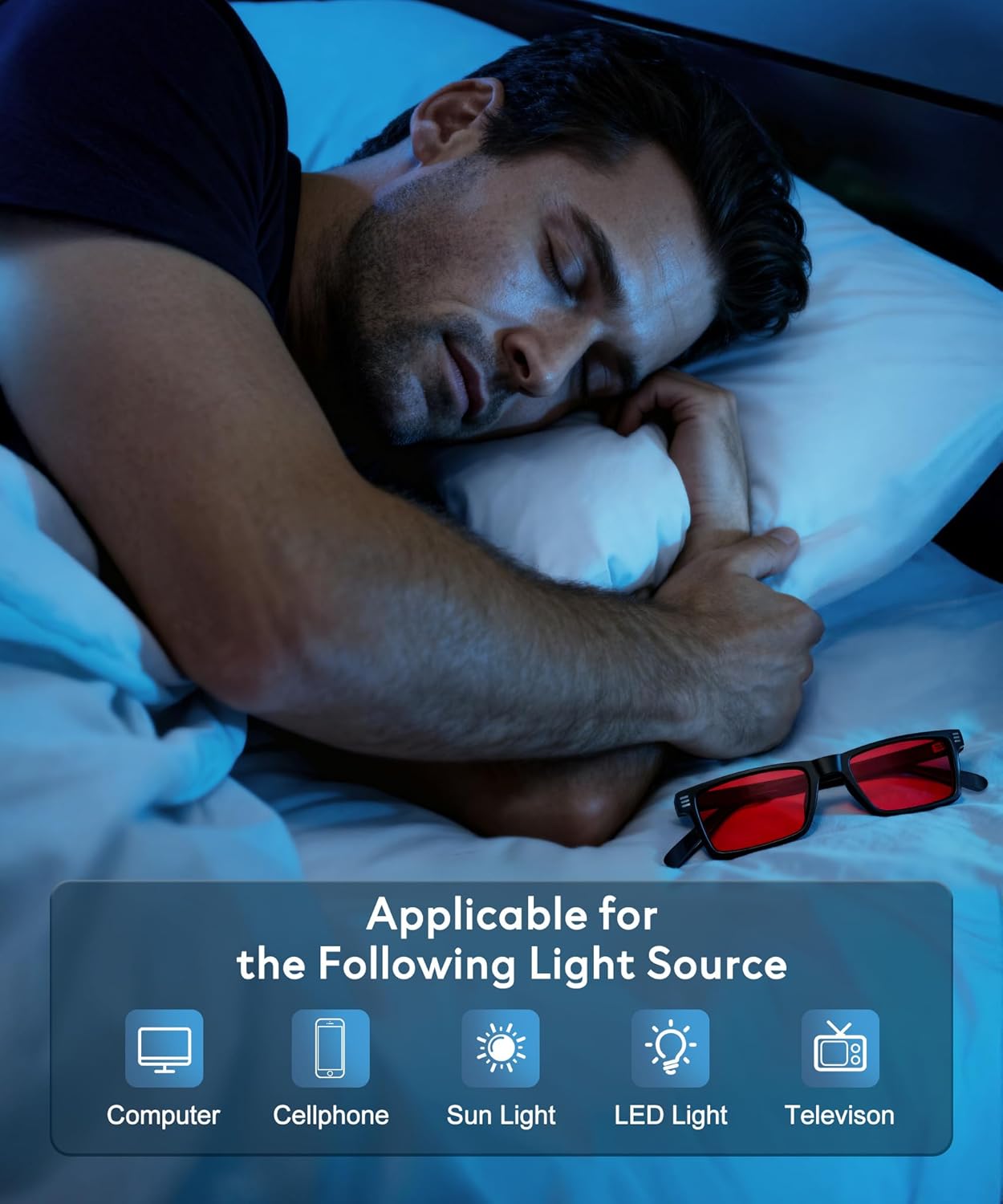 Blue Light Glasses Men Woman, Blue Light Blocking Glasses for Computer Gaming, Eye Strain Relief Eye Protection